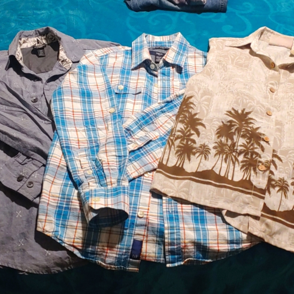 Med boys dress shirt trio